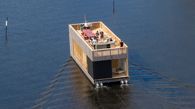 The Hydrogen Sauna Boat.