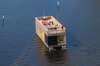 The Hydrogen Sauna Boat.