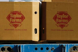 Taylor Farms boxes are loaded on a field in the town of Doctor Mora, Guanajuato, Mexico, March 26, 2008.