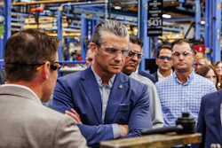 Secretary of War Pete Hegseth visited Oshkosh, Wisconsin, as part of the administration's nationwide “Arsenal of Freedom” tour.