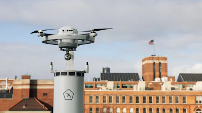 The Fealty from Birdstop is a weatherproof, autonomous quadcopter built for persistent site coverage.
