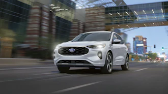 This photo provided by Ford shows the Escape, which is in its last year of production. The small SUV offers comfortable seating, a smooth ride quality, and easy-to-use controls as well as hybrid and plug-in powertrain options.