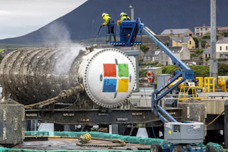Underwater data centers will accumulate sea life, like this Microsoft data center testing module, which in two years underwater attracted algae, barnacles and sea anemones.