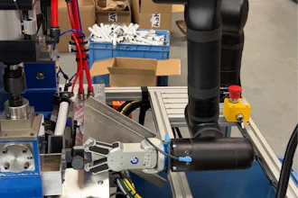 Integrator BlueBay Automation designed a fully integrated collaborative robotic cell for auto supplier O-Flex using a Kassow Robots 7-axis cobot as the core automation platform.