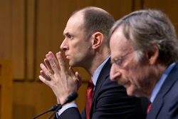Austan Goolsbee, left, then-Council of Economic Advisers Chairman under President Barack Obama, testifies on Capitol Hill, Feb. 28, 2013.