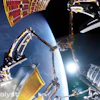 This undated image released by Katalyst Space Technologies on Friday, Sept. 25, 2026 shows Link, a three-armed robotic spacecraft, while in orbit around Earth.