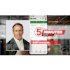 Gary Specter, CEO of Limble, featured in 5 Minutes with Ien interview segment with mobile app interface