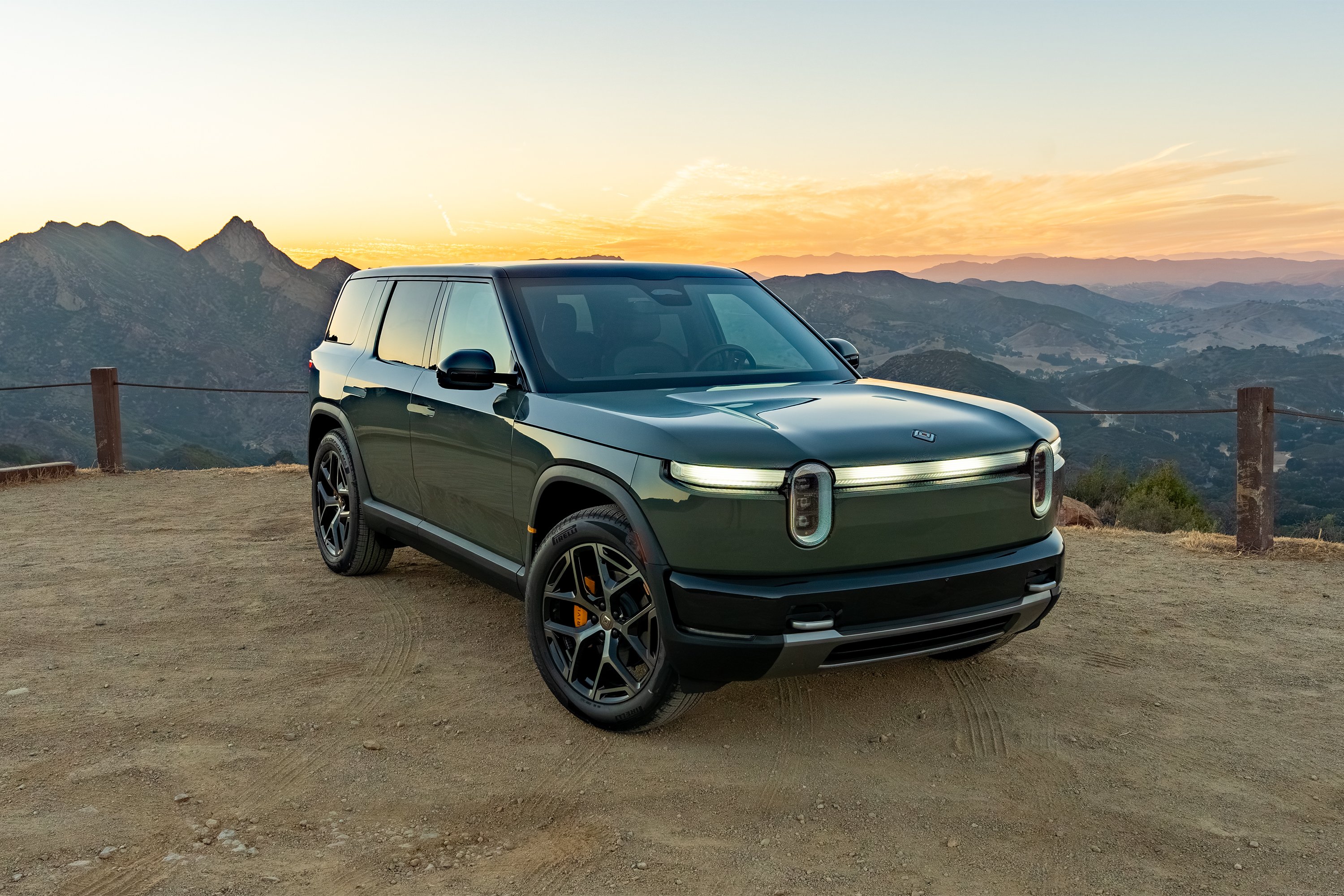 This photo provided by Edmunds shows the Rivian R2. The R2 is a charming electric SUV that distills everything Edmunds likes about the three-row Rivian R1S into a smaller, more affordable package.