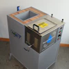 Industrial ultrasonic cleaning machine with wooden top basin and control panel featuring MIET and Pro Ultrasonics branding