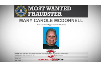 FBI Most Wanted Fraudster poster for Mary Carole McDonnell, charged with bank fraud and identity theft