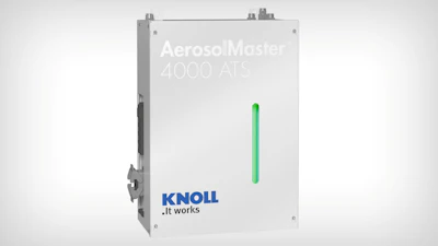 KNOLL AerosolMaster 4000 ATS aerosol dispenser with green indicator tube