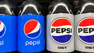 Plastic bottles of Pepsi at a grocery store in New York, Nov. 15, 2023.