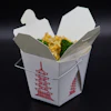 A Chinese takeout container with fried rice inside is photographed in Phoenix, May 12, 2026.