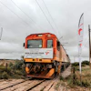 In this photo provided by the Transnet Freight Rail, a freight train that claims to be the longest in the world is seen in Saldanha Bay, South Africa, Oct. 17, 2026.